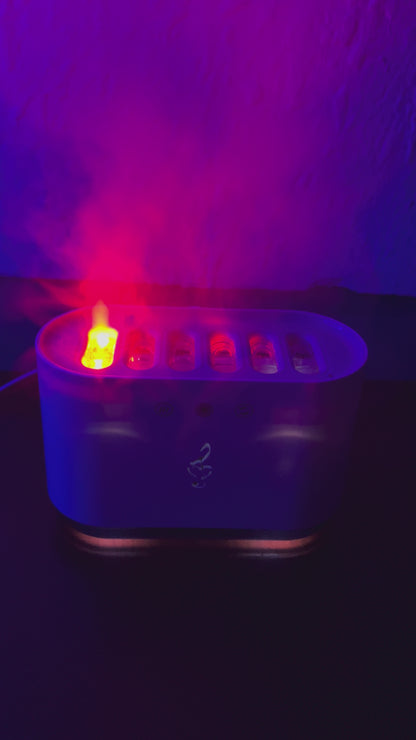 مرطب هواء غرفة او مكتب ذكي بـ 6 مخارج بخار وإضاءة هادئ وفعّال